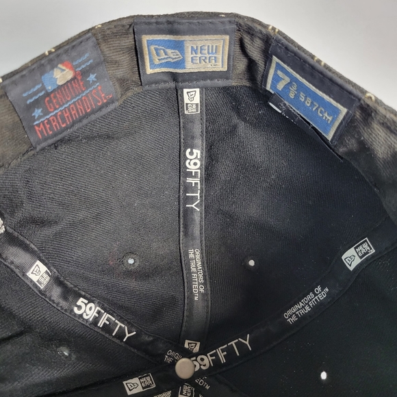 New Era 59FIFTY Boston Redsox flatbill cap spellout - Picture 5 of 6